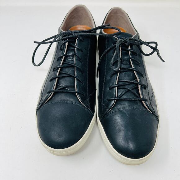 Cole Haan Smooth Leather Lace Up Shoe Sneaker Black - 12 - Picture 6 of 8